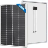 Monokristallines 200W Watts Solarmodul für Wohnmobile, Boote, Anhänger, Wohnmobile, Marine, netzunabhängige Systeme