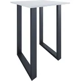 VCM Bartisch Xona Schwarz/Weiß ca.80x102x80cm