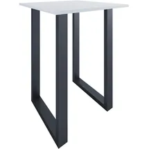 VCM Bartisch Xona Schwarz/Weiß ca.80x102x80cm