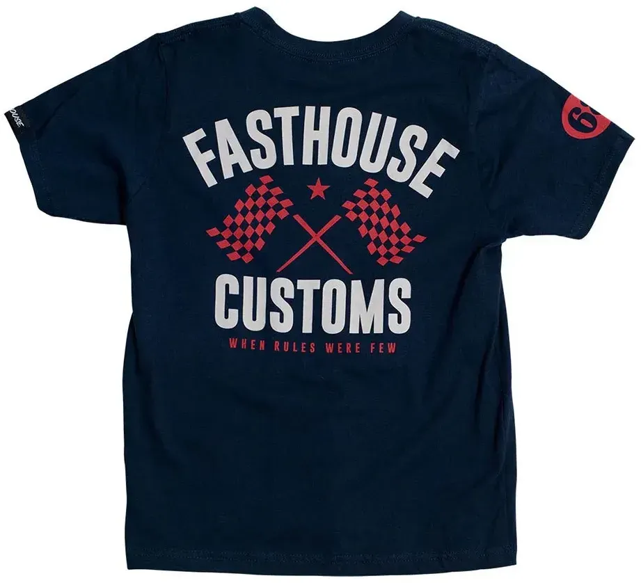 Fasthouse 68 Trick Kurzarm-t-shirt - Midnight - 5-6 Jahre