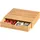 KESPER Vorratsbox Bambus, 31 x 8 cm – Bambusmaterial, lebensmittelecht, rechteckige Form