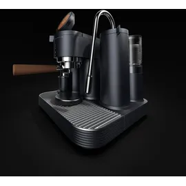 roastly munich Meraki Espressomaschine mit Mahlwerk Schwarz