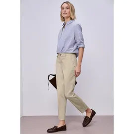 STREET ONE STREET ONE, Damen, Gr. 38, Länge 28, cobble stone, Web, 97% Baumwolle, 3% Elasthan. unifarben, comfort fit normal, Hosen Chinohose, soft