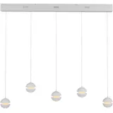 Schöner Wohnen Lini 5-flg. 110 cm rund weiß