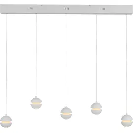 Schöner Wohnen Lini 5-flg. 110 cm rund weiß