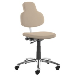 mayer Sitzmöbel Drehstuhl »myMAX« mit Mikrofaser-Bezug beige, 45 cm