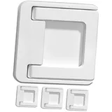 Vaguelly 4stücke Schiebetürsicherung Robuste Fensterstopper Für Schiebetüren Fenster Und Schränke Einfache Installation Ohne Bohren Kindersicherung Für Sicheres Zuhause