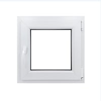 ECOPROF Kellerfenster | Langlebiges Kunststoff-Fenster | Maße 50x50 cm (500x500 mm) | Dreh-Kipp Fenster DIN Rechts | Farbe: Weiss | 70mm Profil