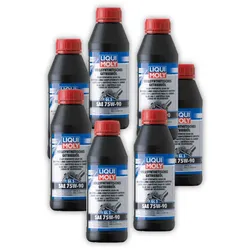 7x 500ml LIQUI MOLY 1413 Vollsynthetisches Getriebeöl (GL5) SAE 75W-90 Getriebe