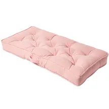 Homescapes Sitzkissen 100 x 48 cm Rosa