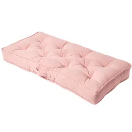 Homescapes Sitzkissen 100 x 48 cm Rosa