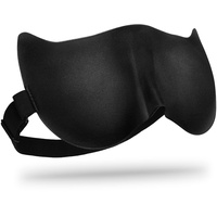 Molirex Schlafmaske für Herren und Frauen, Batman Schlaf Augenmaske, 3D Schlafbrille mit Verstellbarem Riemen für Reisen, Meditation, Nickerchen