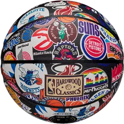 Wilson NBA ALL TEAM RETRO Basketball in bunt, Größe 7 - bunt