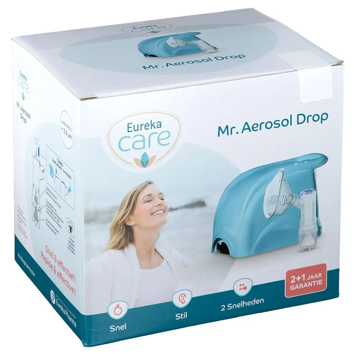Eureka Care® Mr. Aerosol Drop blauw 1 St Aerosol