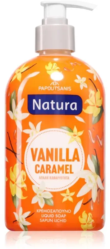PAPOUTSANIS Natura Vanilla Caramel Flüssigseife 480 ml