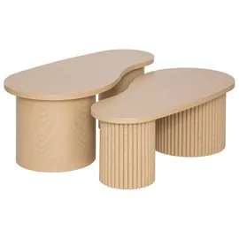 ATMOSPHERA CREATEUR D'INTERIEUR Atmosphera - 2er-Set Clochtische Soleya - Beige
