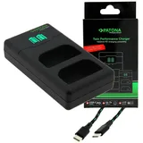 PATONA Premium Twin Performance PD Ladegerät für Canon LP-E6