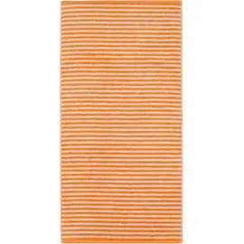 CAWÖ Campus Ringel 955 Handtuch 50 x 100 cm mandarine