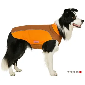 Wolters Regenjacke Easy Rain Hundemantel braun/orange 48 cm