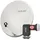 Dur-Line MDA 80 Hellgrau - Digiatale 2 Teilnehmer Satellitenschüssel Komplett-An...