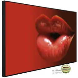 papermoon Infrarotheizung »EcoHeat - Heisse Lippen«, Matt-Effekt - bunt