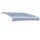 [en.casa] Gelenkarmmarkise Bitonto 350 x 250 cm blau/weiß