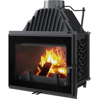 KRATKI Zosia Holzbefeuerter Kamineinsatz Mit Lufteinlass Bimschv 2 Konform 12 Kw Thermischer Wirkungsgrad 83% Abgasauslass fi 200 mm Dekorative Glasscheibe aus Gusseisen 70 X 85 cm