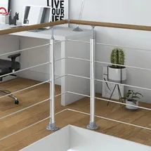 DOLLE Geländer-Set 150 cm Aluminium/Holz