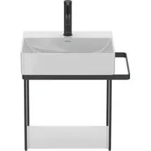 Duravit DuraSquare Metallkonsole wandhängend, zu Waschtisch 073245, schwarz matt