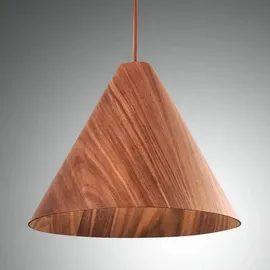 fabas luce gmbh Esino 1-flg. 33 cm kugelförmig Walnussfarben