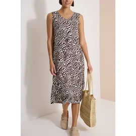 Cecil Midikleid Zebraprint Braun 46