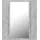vidaXL LED-Bad-Spiegelschrank Betongrau 40x12x45 cm Acryl