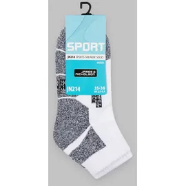 James & Nicholson Sneaker Socken - James - Nicholson Bright-Green/White 39-41"