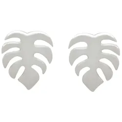 Gemshine Ohrringe 'Tropisches Blatt'   Damen 