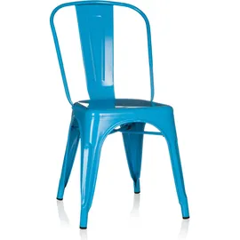 HJH Office Bistrostuhl Vantaggio Comfort Metall hellblau