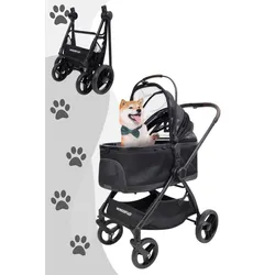 Wonderfold P3 Tier Transportwagen für mittlere Tiere / Hunde Buggy