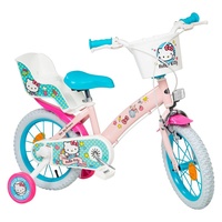 14 Zoll Kinder Mädchen Fahrrad Kinderfahrrad Rad Bike Hello Kitty 1449