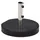 gardenson Schirmständer Stein 50 x 27 x 50 cm Dunkelgrau