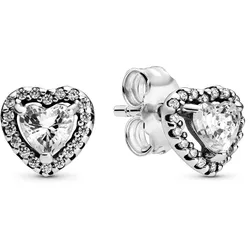 Pandora 298427C01 Damen-Ohrstecker Elevated Hearts