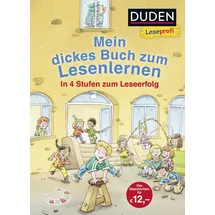 fischer sauerländer duden Duden Leseprofi – Mein dickes Buch zum Lesenlernen: In 4 Stufen zum Leseerfolg