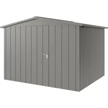 hörmann stauraumsysteme Juno Gerätehaus 3,10 x 2,62 m Graualuminium