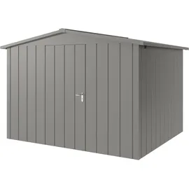 hörmann stauraumsysteme Juno Gerätehaus 3,10 x 2,62 m Graualuminium