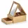 Zeller Present Schmuckkästchen m. Spiegel Bamboo, ca. 25 x 19 x 11,2 cm