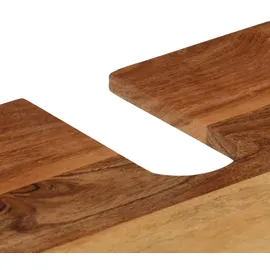 vidaXL Badschrank 55x35x60 cm Massivholz Akazie und Eisen