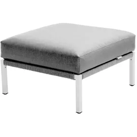 Solpuri Loungesystem Club Hocker - 301 - weiß standard 628 - graphite