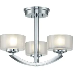 Meridian 3-flammig, halbbündig, poliertes Chrom - HK-MERIDIAN-SF-BATH-PC