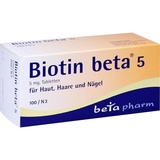 Betapharm Arzneimittel GmbH Biotin Beta 5 Tabletten