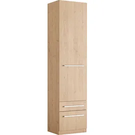 Priess Wäscheschrank Barcelona 48 x 193 x 36 cm Beige/Braun
