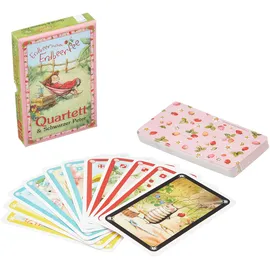 Erdbeerinchen Erdbeerfee. Kartenspiel: Spielkarten für "Quartett" und "Schwarzer Peter" (Sehr gut, neuwertiger Zustand / mindestens 1 JAHR GARANTIE)