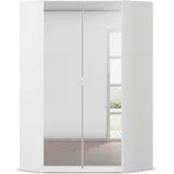 Rauch Eckkleiderschrank Costa 117 x 197 x 104 cm Weiß